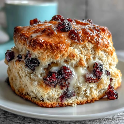 Golden blueberry lemon sourdough scones with bursts of juicy berries and bright citrus zest, baked to tender perfection.