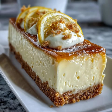 Limoncello Cheesecake Bars