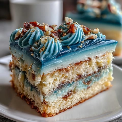 Graduation Cake Dark Blue Gold