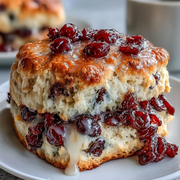 Fluffy sourdough scones dotted with fresh blueberries and lemon zest, lightly golden on top and ready for brunch.