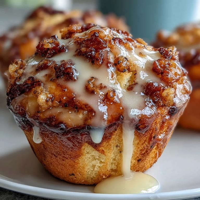 Soft, moist lemon poppy seed muffins topped with a vibrant glaze, ideal for a sunny spring breakfast or snack.