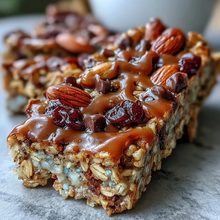 Chewy granola energy bars packed with wholesome oats, nuts, and dried fruit for on-the-go nutrition.